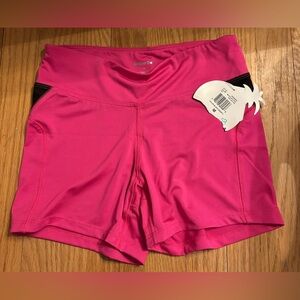 Girls' Pink Athletic Shorts